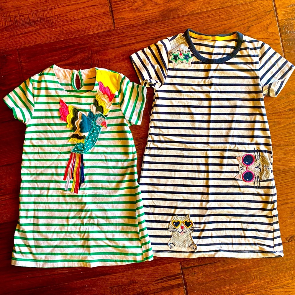 Bundle of Two Striped Dresses Size 6